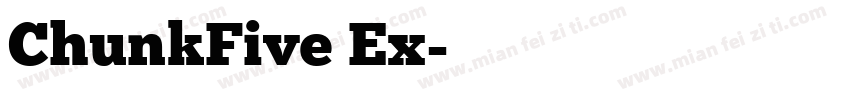 ChunkFive Ex字体转换